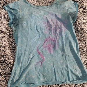 Heartbreaker acid washed blue tshirt